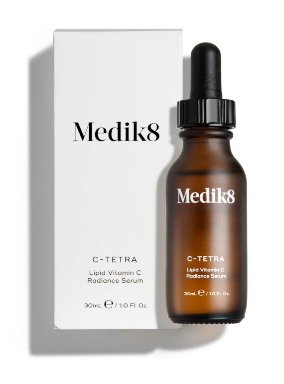 Medik8 C-Tetra Vitamin C serum bottle with packaging.
