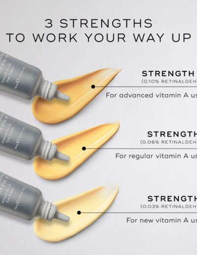 Three pen nibs labeled with strengths to work your way up.