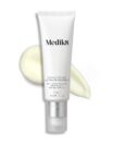 Medik8 skincare cream tube with product swatch.