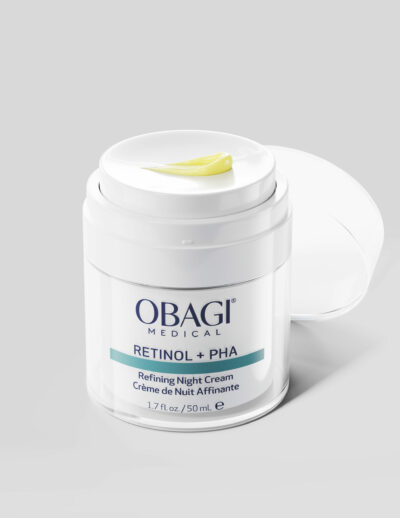 Obagi Retinol PHA Night Cream — authorised UK stockists. 29% smoother skin in clinical testing. Dual-action retinol and PHA overnight renewal. 50ml.