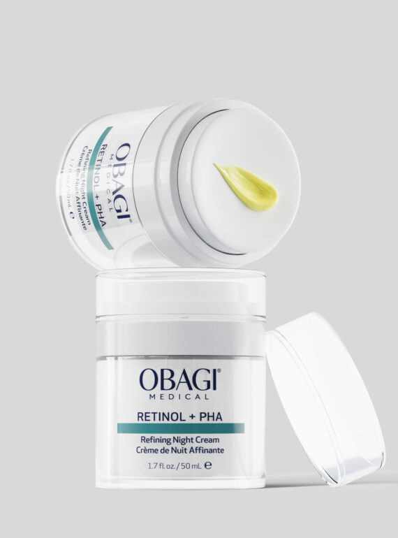 Obagi Retinol PHA Night Cream — authorised UK stockists. 29% smoother skin in clinical testing. Dual-action retinol and PHA overnight renewal. 50ml.