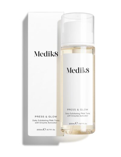 Medik8 Press & Glow Exfoliating PHA Toner.
