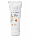 Tube of Obagi Sun Shield TINT SPF 50 sunscreen lotion.
