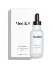 Medik8 skincare serum bottle with dropper and box.
